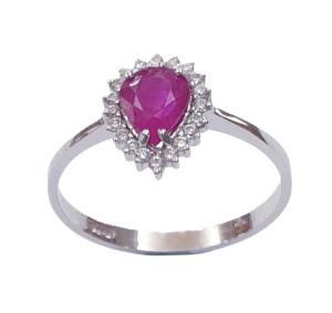 DIAMOND RUBY RING