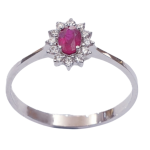 DIAMOND RUBY RING