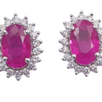 DIAMOND RUBY EARRINGS