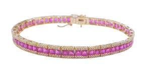 DIAMOND RUBY BRACELET