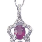DIAMOND RUBY NECKLACE