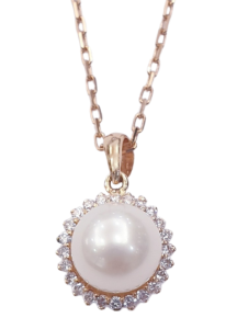 DIAMOND PEARL NECKLACE