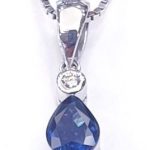 DIAMOND SAPPHIRE NECKLACE
