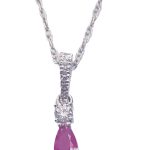 DIAMOND RUBY NECKLACE