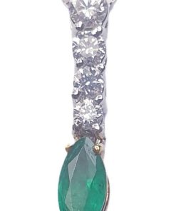 DIAMOND EMERALD NECKLACE