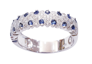 DIAMOND SAPPHIRE RING