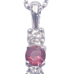 DIAMOND SAPPHIRE NECKLACE