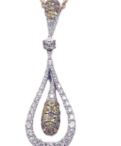DIAMOND SAPPHIRE NECKLACE