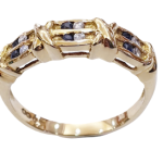 DIAMOND SAPPHIRE RING