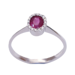 DIAMOND RUBY RING
