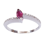 DIAMOND RUBY RING