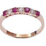 DIAMOND RUBY RING