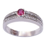 DIAMOND RUBY RING