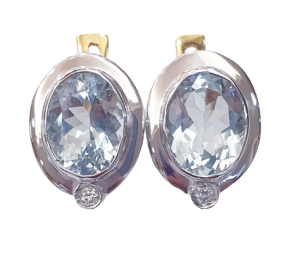DIAMONDS TOPAZ EARINGS