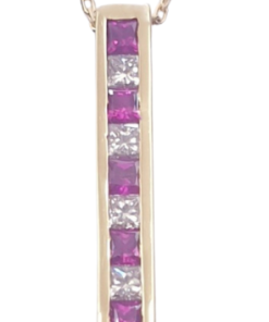 DIAMOND RUBY NECKLACE