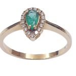 DIAMOND EMERALD RING