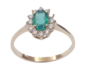 EMERALD DIAMOND RING