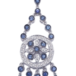 SAPPHIRE DIAMOND NECKLACE