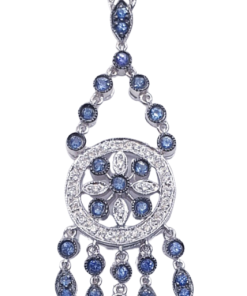 SAPPHIRE DIAMOND NECKLACE