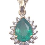 EMERALD DIAMOND NECKLACE