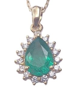 EMERALD DIAMOND NECKLACE