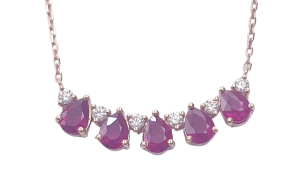 RUBY DIAMOND NECKLACE