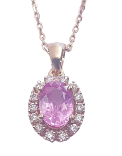 SAPPHIRE DIAMOND NECKLACE