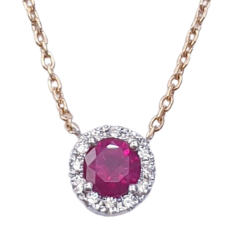 RUBY DIAMOND NECKLACE