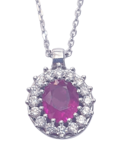 RUBY DIAMOND NECKLACE