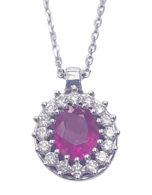 RUBY DIAMOND NECKLACE