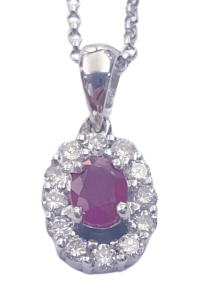 RUBY DIAMOND NECKLACE