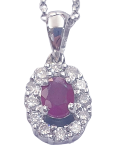 RUBY DIAMOND NECKLACE