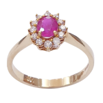 RUBY DIAMOND RING