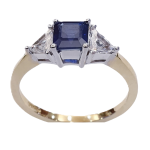 DIAMOND SAPPHIRE RING