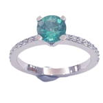DIAMOND EMERALD RING