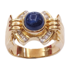 DIAMOND SAPPHIRE RING