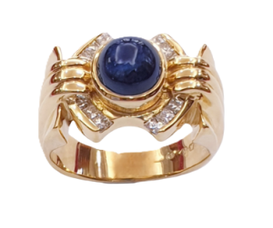 DIAMOND SAPPHIRE RING