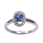 DIAMOND SAPPHIRE RING