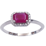 DIAMOND RUBY RING