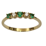 DIAMOND EMERALD RING