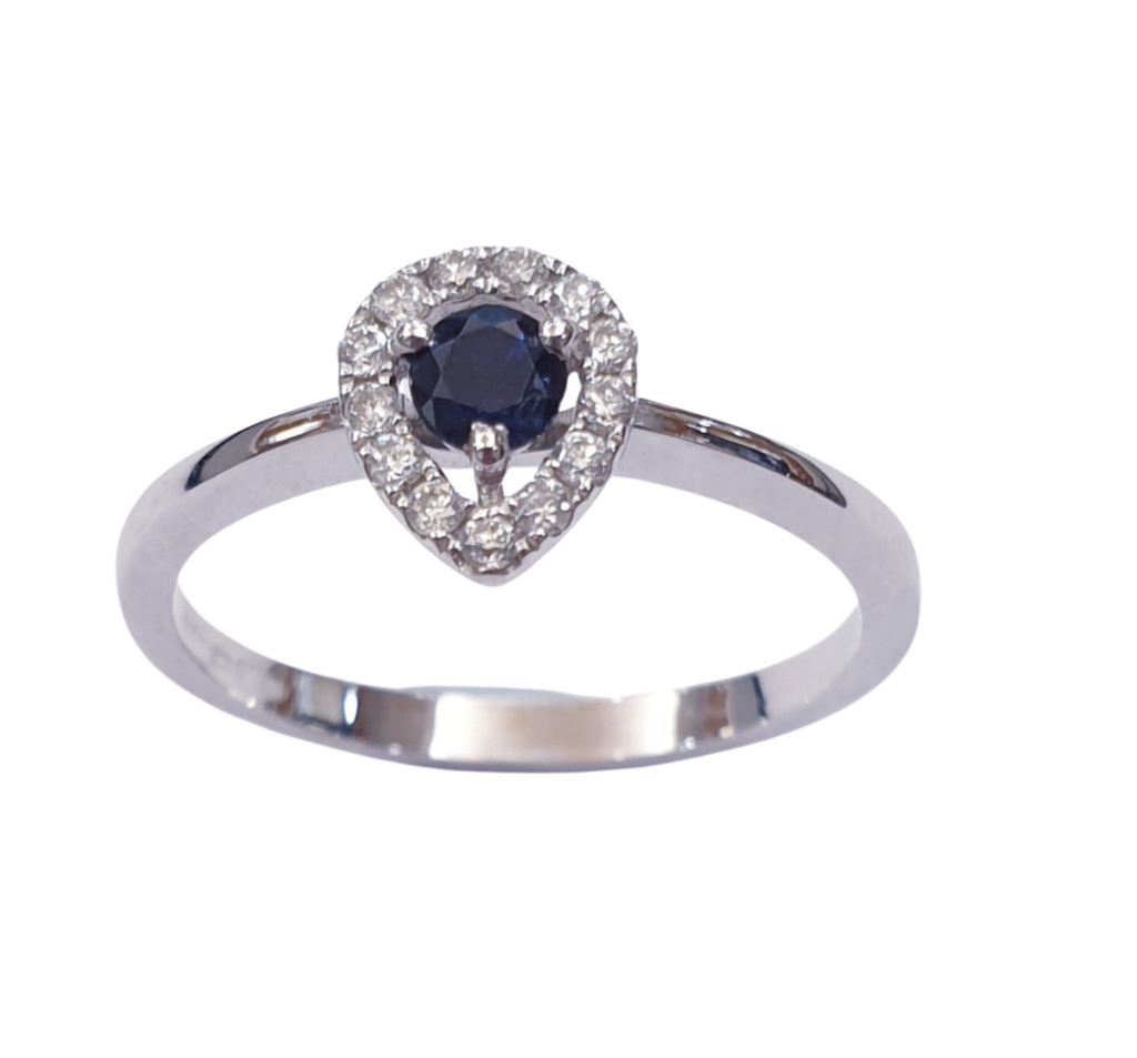 DIAMOND SAPPHIRE RING