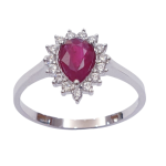 DIAMOND RUBY RING