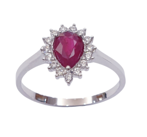 DIAMOND RUBY RING