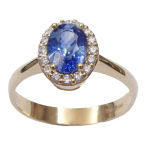 DIAMOND SAPPHIRE RING