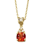 DIAMOND SAPPHIRE NECKLACE