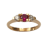 DIAMOND RUBY RING