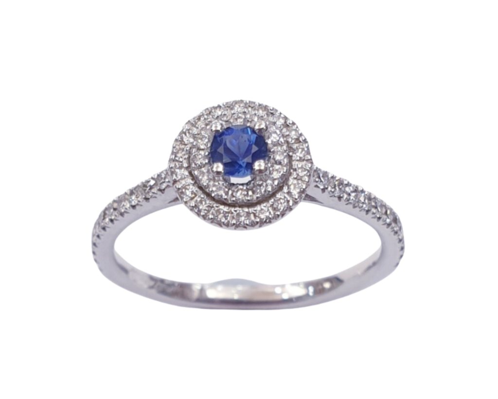 DIAMOND SAPPHIRE RING