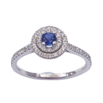 DIAMOND SAPPHIRE RING