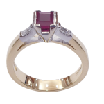 DIAMOND RUBY RING