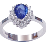 DIAMOND SAPPHIRE RING